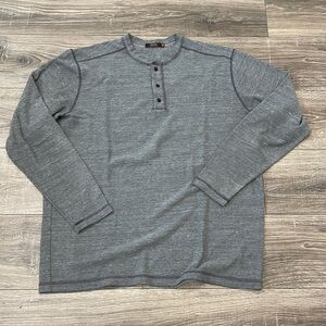 Men’s AGAVE Grey Crew Neck Long Sleeve Size XL